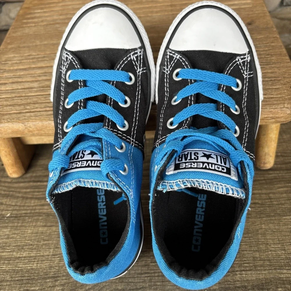 Converse Chuck Taylor All Star Youth Boy's Lace Up Shoes Royal Blue/Black (13.5)